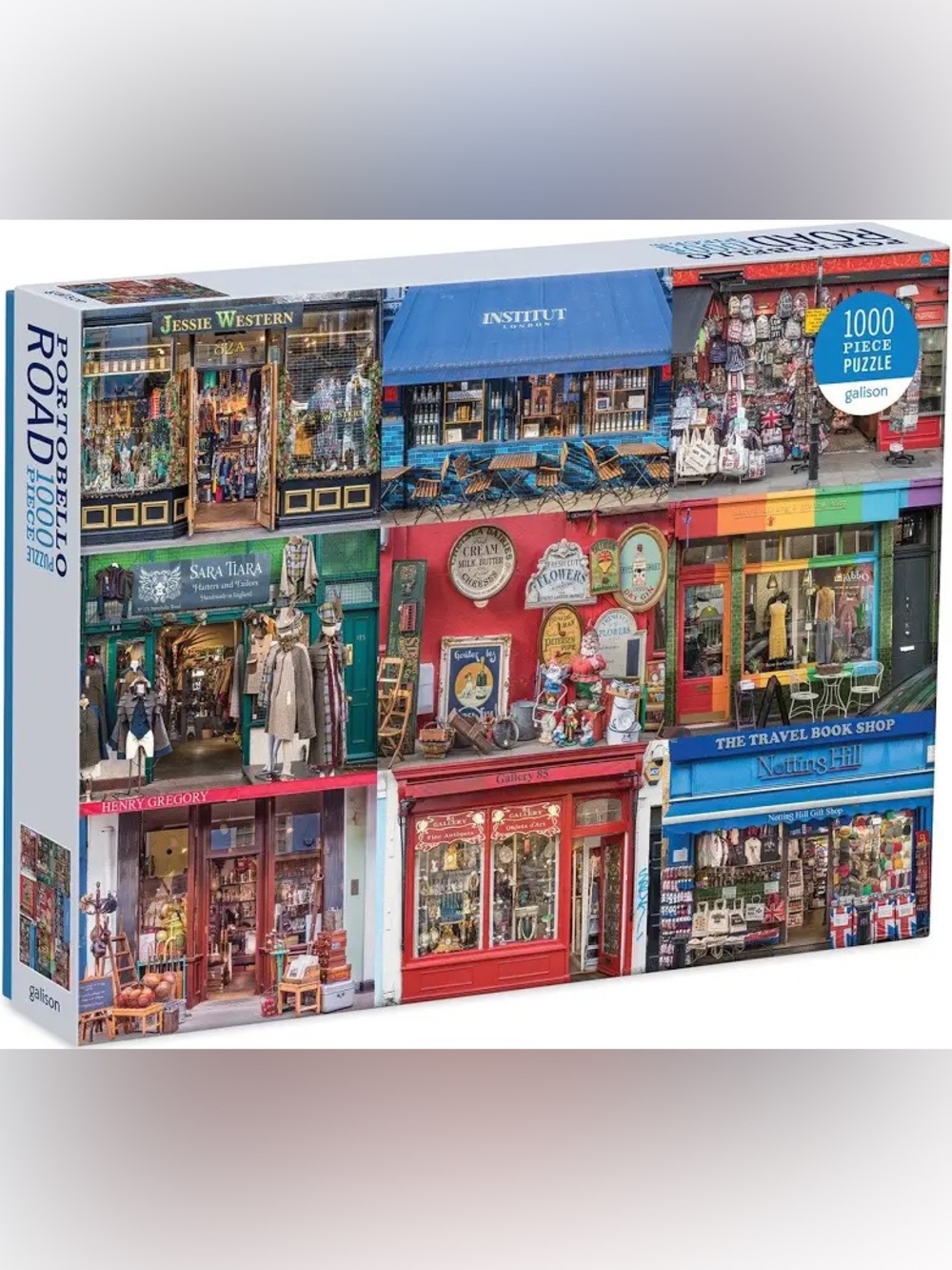 Portobello Road 1000-Piece Jigsaw Puzzle - galison James Ogilvy 1.5lbs